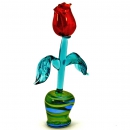 Подарочная фигурка из стекла Цветы Роза - Вид 1