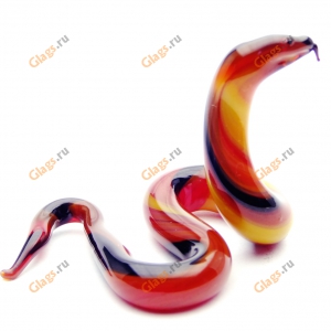 Toy made of glass Snake Anaconda