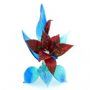 Glass Figurine Flowers Lily