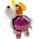 Cow made of colored glass