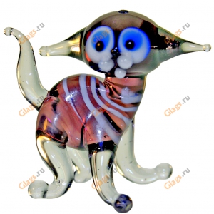 Glass Statuette Cat