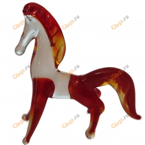Фигурка из цветного стекла Лошадь