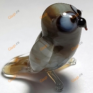 Souvenir made of art glass Owl