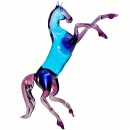 Decorative horse made of glass