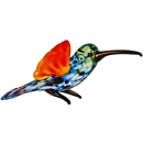 Glasplastik Vogel Kolibri