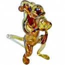 Monkey made of glass for design
