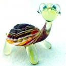 Figur aus Glas Schildkröte mit Brille