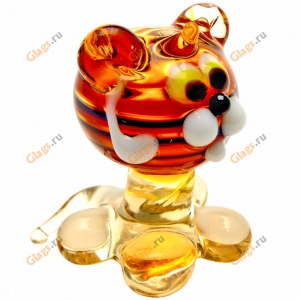 Tiger made of art glass