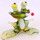 Geschenk statuette aus Glas Frosch